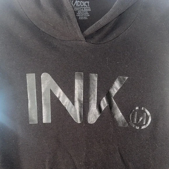 INK Women's Black Hoodie - Picture 2 of 4
